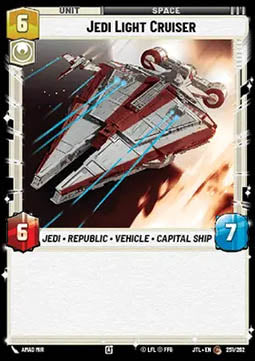 Jedi Light Cruiser - Jump to Lightspeed (Common) [JTL-251]