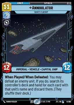 Annihilator, Tagge's Flagship - Jump to Lightspeed (Legendary) [JTL-041]