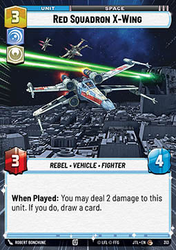 Red Squadron X-Wing - Jump to Lightspeed: Extras (Common) [XJTL-313]