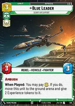 Blue Leader, Scarif Air Support - Jump to Lightspeed: Extras (Uncommon) [XJTL-358]