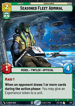 Seasoned Fleet Admiral - Jump to Lightspeed: Extras (Rare) [XJTL-373]