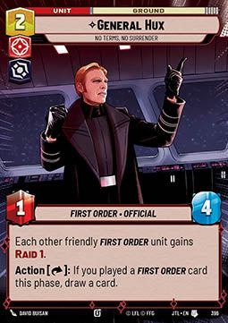 General Hux, No Terms, No Surrender - Jump to Lightspeed: Extras (Uncommon) [XJTL-396]
