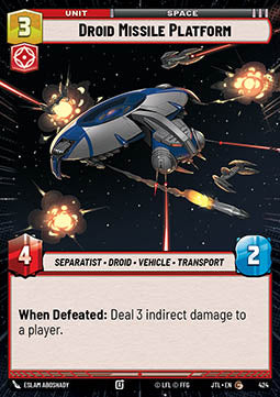 Droid Missile Platform - Jump to Lightspeed: Extras (Common) [XJTL-424]