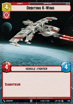 Orbiting K-Wing - Jump to Lightspeed: Extras (Common) [XJTL-428]