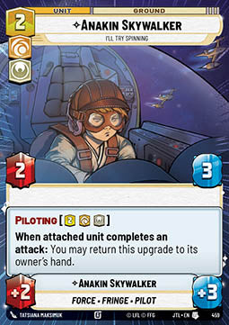 Anakin Skywalker, I'll Try Spinning - Jump to Lightspeed: Extras (Uncommon) [XJTL-459]
