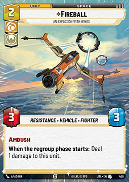 Fireball, An Explosion With Wings - Jump to Lightspeed: Extras (Uncommon) [XJTL-460]
