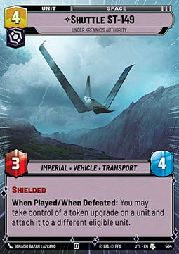 Shuttle ST-149, Under Krennic's Authority - Jump to Lightspeed: Extras (Uncommon) [XJTL-504]