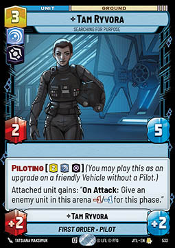 Tam Ryvora, Searching For Purpose (V.2) - Jump to Lightspeed (Rare) [JTL-533]