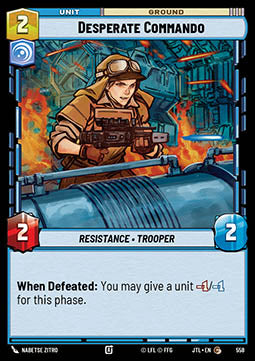 Desperate Commando (V.2) - Jump to Lightspeed (Common) [JTL-558]