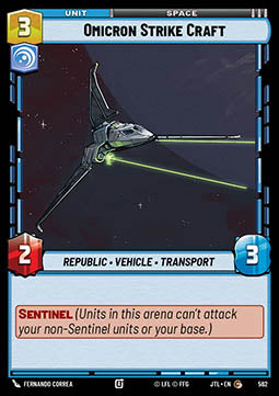 Omicron Strike Craft (V.2) - Jump to Lightspeed (Common) [JTL-562]