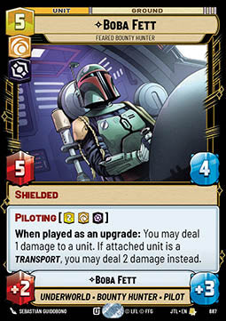 Boba Fett, Feared Bounty Hunter (V.3) - Jump to Lightspeed (Rare) [JTL-687]