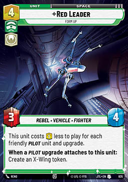 Red Leader, Form Up (V.2) - Jump to Lightspeed: Extras (Uncommon) [XJTL-835]