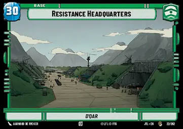 Resistance Headquarters // Shield Token - Jump to Lightspeed (Common) [JTL-022]