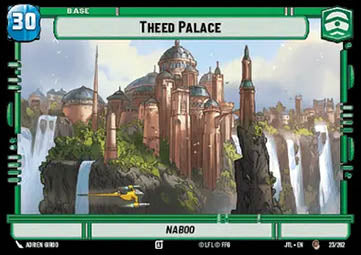 Theed Palace // X-Wing Token - Jump to Lightspeed (Common) [JTL-023]
