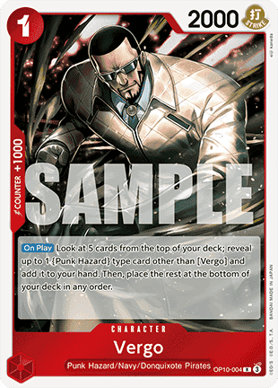 Vergo (OP10-004) - Royal Blood (Rare) [OP10-004]