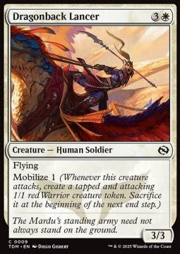 Dragonback Lancer - Tarkir: Dragonstorm (Common) [TDM-9]