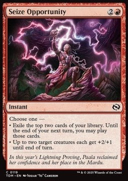 Seize Opportunity - Tarkir: Dragonstorm (Common) [TDM-119]