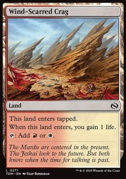 Wind-Scarred Crag - Tarkir: Dragonstorm (Common) [TDM-271]
