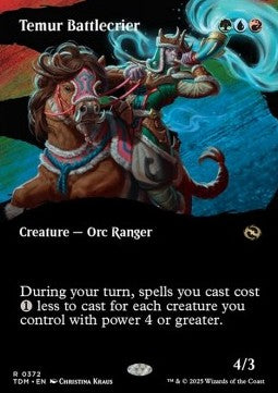 Temur Battlecrier - Tarkir: Dragonstorm: Extras (Rare) [XTDM-372]