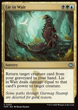Lie in Wait - Tarkir: Dragonstorm (Uncommon) [TDM-203]