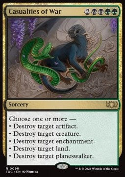 Casualties of War - Commander: Tarkir: Dragonstorm (Rare) [TDC-98]