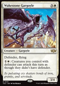 Wakestone Gargoyle - Commander: Tarkir: Dragonstorm (Rare) [TDC-137]
