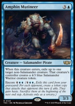 Amphin Mutineer - Commander: Tarkir: Dragonstorm (Rare) [TDC-143]