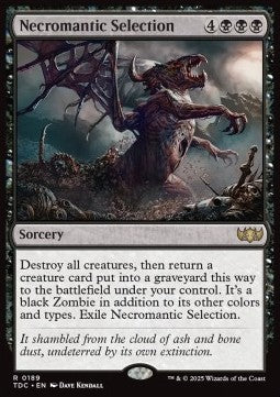 Necromantic Selection - Commander: Tarkir: Dragonstorm (Rare) [TDC-189]
