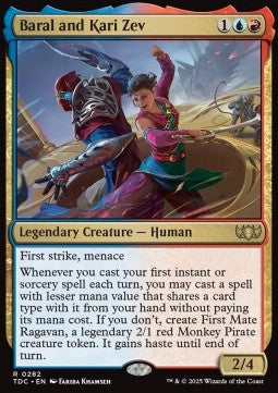 Baral and Kari Zev - Commander: Tarkir: Dragonstorm (Rare) [TDC-282]