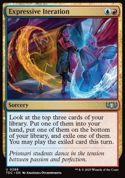 Expressive Iteration - Commander: Tarkir: Dragonstorm (Uncommon) [TDC-288]