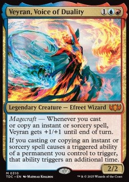 Veyran, Voice of Duality - Commander: Tarkir: Dragonstorm (Mythic) [TDC-310]
