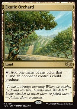 Exotic Orchard - Commander: Tarkir: Dragonstorm (Rare) [TDC-360]
