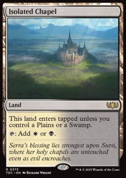 Isolated Chapel - Commander: Tarkir: Dragonstorm (Rare) [TDC-373]