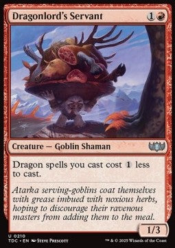 Dragonlord's Servant - Commander: Tarkir: Dragonstorm (Uncommon) [TDC-210]