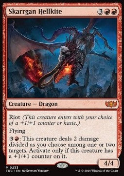 Skarrgan Hellkite - Commander: Tarkir: Dragonstorm (Mythic) [TDC-233]
