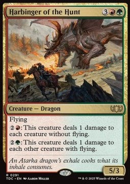 Harbinger of the Hunt - Commander: Tarkir: Dragonstorm (Rare) [TDC-291]