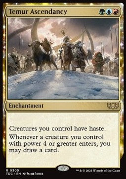 Temur Ascendancy - Commander: Tarkir: Dragonstorm (Rare) [TDC-305]