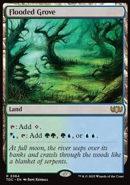 Flooded Grove - Commander: Tarkir: Dragonstorm (Rare) [TDC-364]