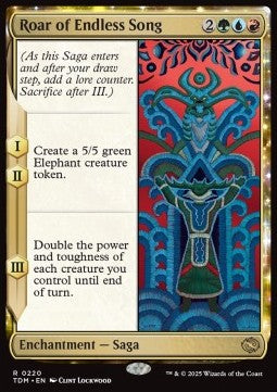 Roar of Endless Song - Tarkir: Dragonstorm (Rare) [TDM-220]
