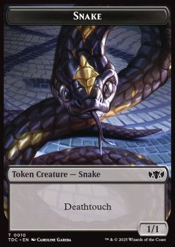 Snake Token (B 1/1) // Myr Token (A 1/1) - Tarkir: Dragonstorm: Tokens (Token) [TTDM-CT 10/30]