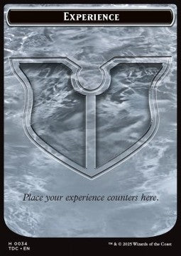 Experience Token // Treasure Token - Tarkir: Dragonstorm: Tokens (Token) [TTDM-CT 34/16]