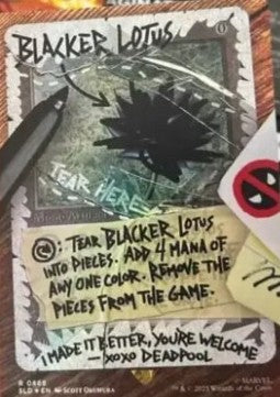 Blacker Lotus - Secret Lair Drop Series (Rare) [SLD-869]