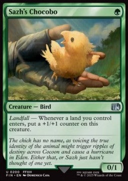 Sazh's Chocobo - Magic: The Gathering - FINAL FANTASY (Uncommon) [FIN-200]