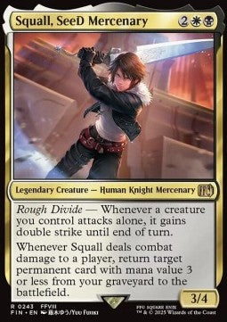 Squall, SeeD Mercenary - Magic: The Gathering - FINAL FANTASY (Rare) [FIN-243]