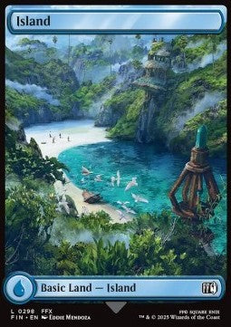 Island (V.2) - Magic: The Gathering - FINAL FANTASY (Land) [FIN-298]