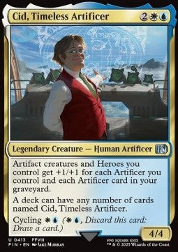Cid, Timeless Artificer (V.7) - Magic: The Gathering - FINAL FANTASY: Extras (Uncommon) [XFIN-413]
