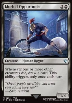 Morbid Opportunist - Commander: Magic: The Gathering - FINAL FANTASY (Uncommon) [FIC-278]
