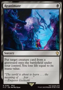 Reanimate - Commander: Magic: The Gathering - FINAL FANTASY (Rare) [FIC-282]