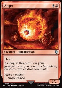 Anger - Commander: Magic: The Gathering - FINAL FANTASY (Uncommon) [FIC-289]