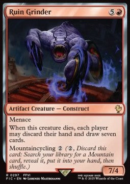 Ruin Grinder - Commander: Magic: The Gathering - FINAL FANTASY (Rare) [FIC-297]